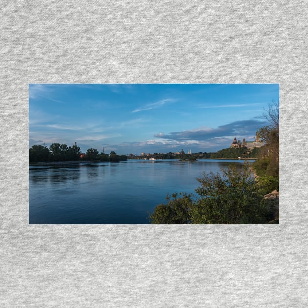 The Ottawa River during the day by josefpittner